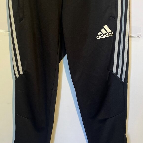 Adidas ClimaCool Pants Men’s Small Black 3-Stripes Tapered Track Athletic - Picture 1 of 6